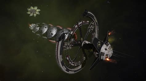 Aegis Megaship Prepares to Escape Thargoids .